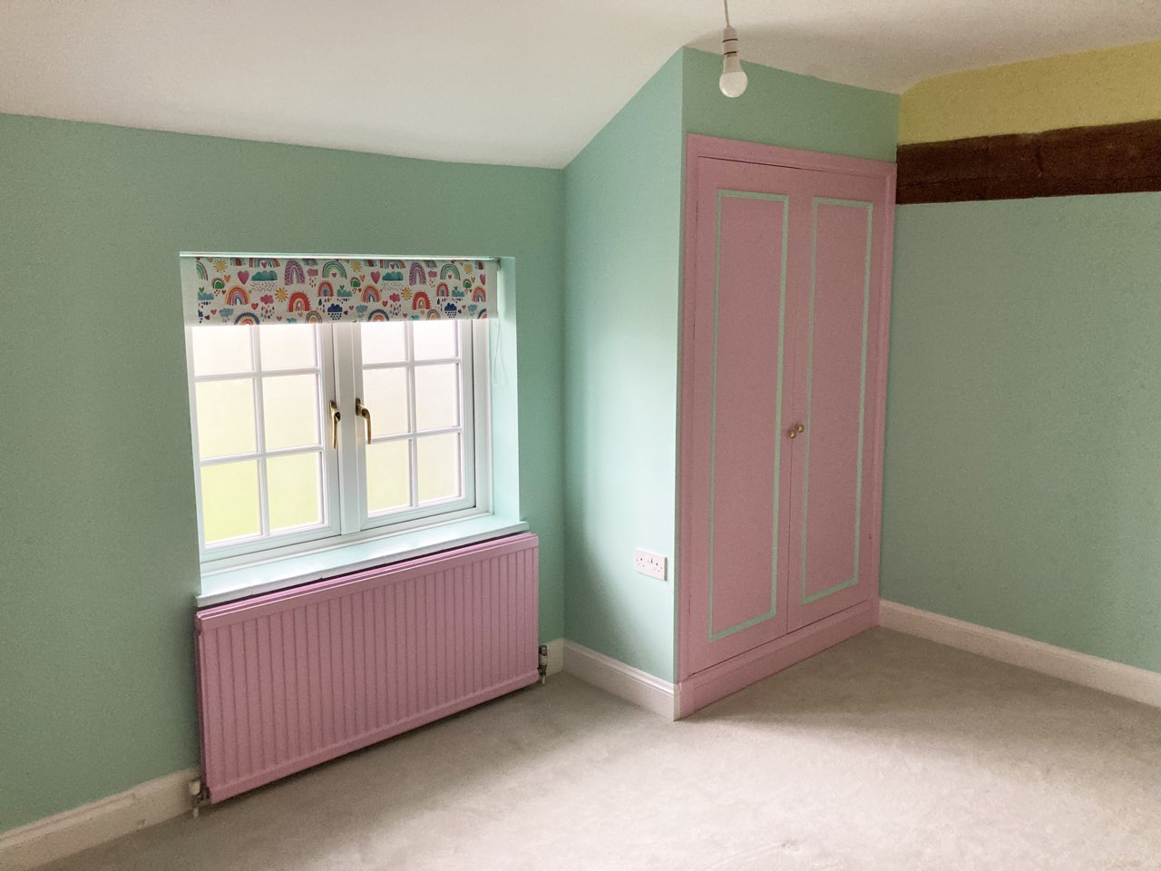 After decorating work in Downton, Wiltshire.
