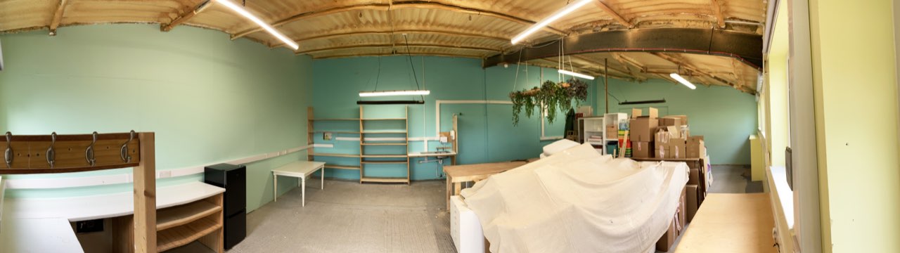 After decorating work in Industrial Unit, South Wiltshire.