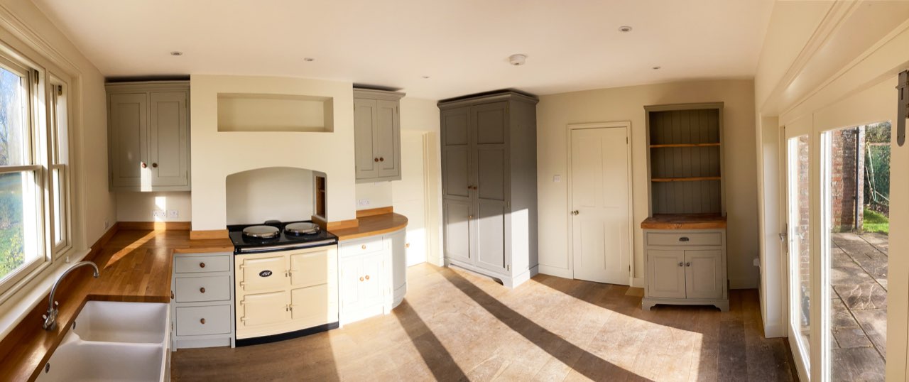Decorating project in Bishopstone, Wiltshire.