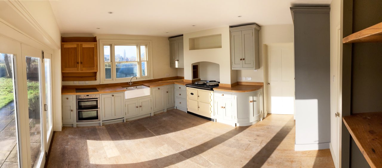 Decorating project details from Bishopstone, Wiltshire.