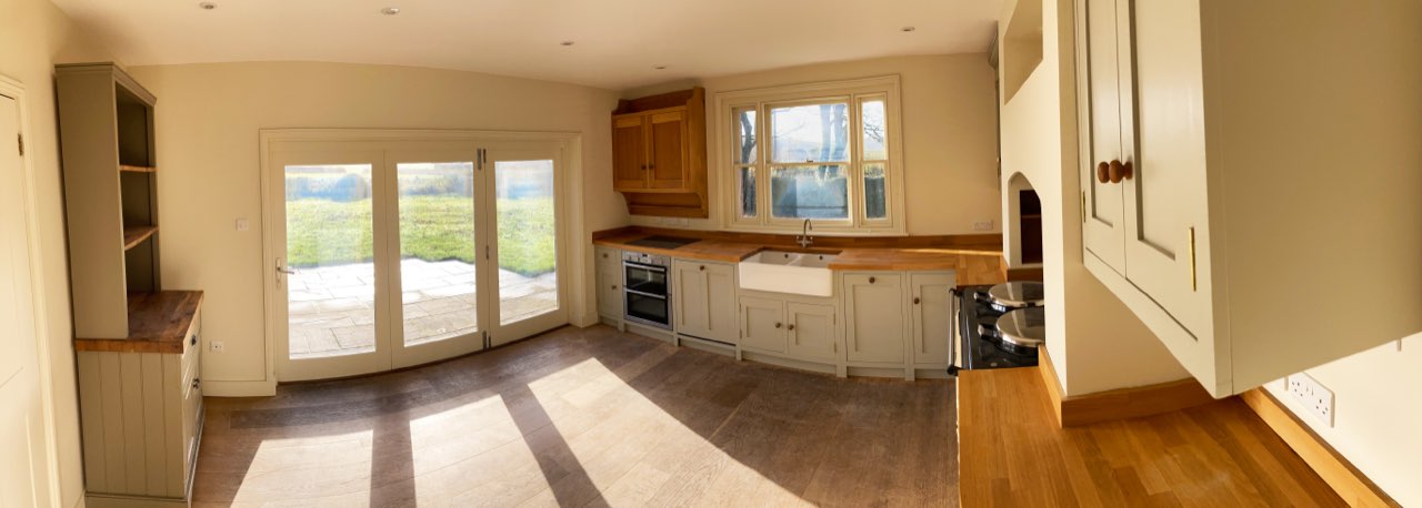 Additional decorating project photography from Bishopstone, Wiltshire.