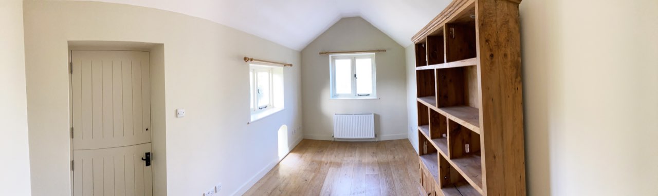 Wide decorating project photography from Bishopstone, Wiltshire.