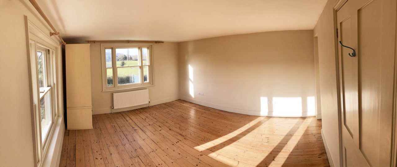 Completed decorating work photographed in Bishopstone, Wiltshire.