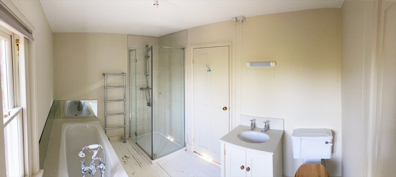 Decorating project finish details from Bishopstone, Wiltshire.