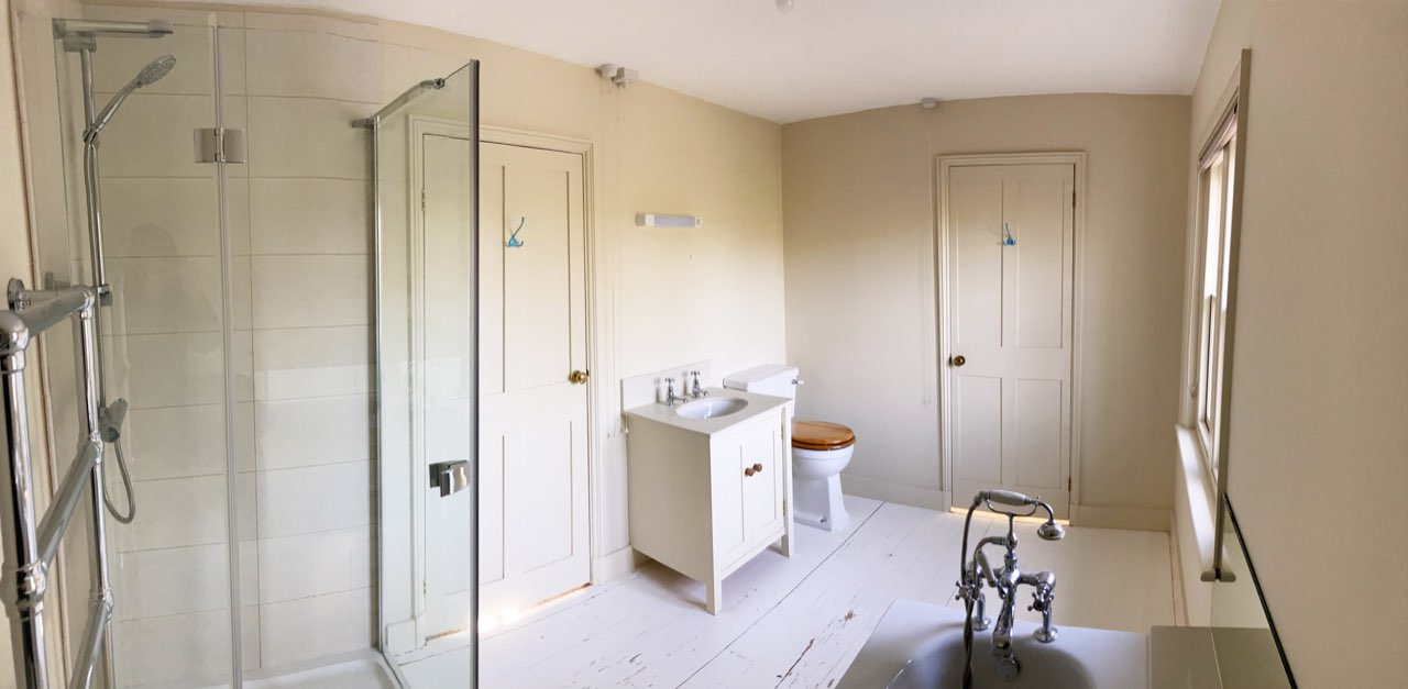 Completed decorating work photographed in Bishopstone, Wiltshire.