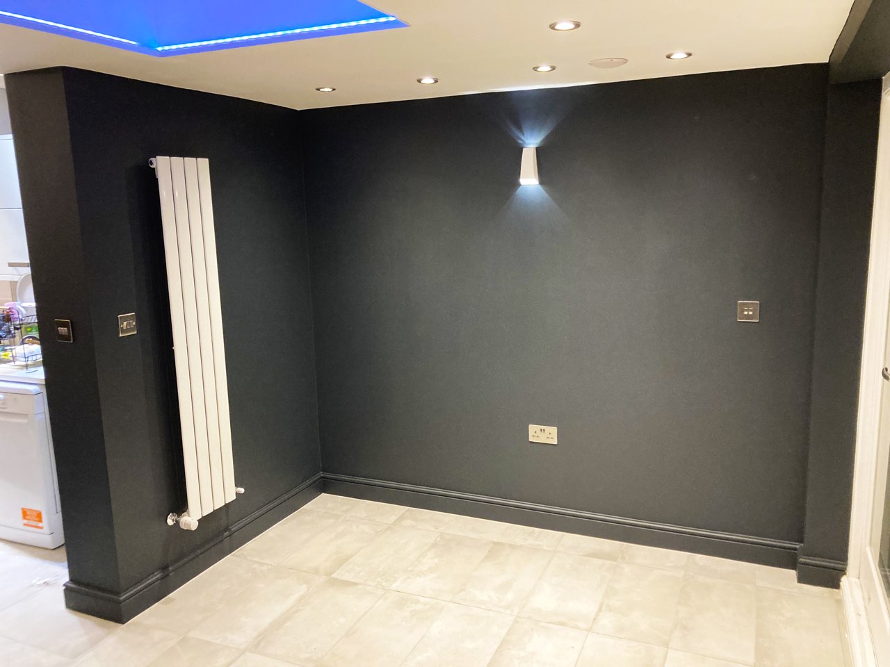 After decorating work in Hackney, East London.