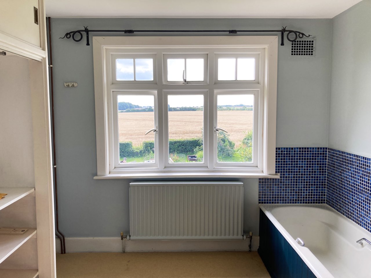 After decorating work in Coombe Bissett, Wiltshire.