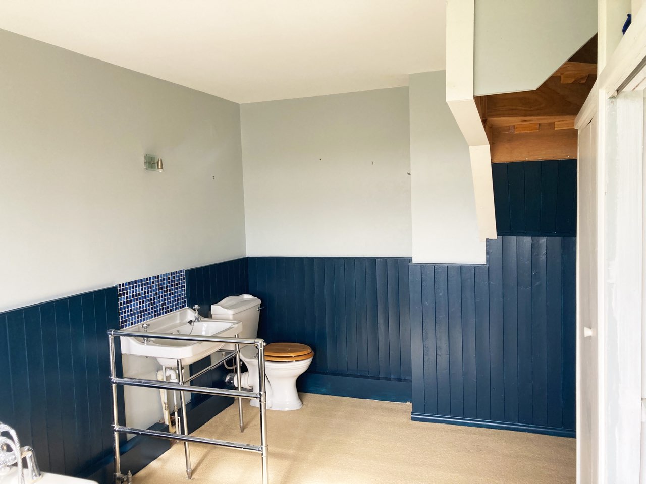 After decorating work in Coombe Bissett, Wiltshire.